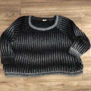 Anthropologie Moth cropped wide sweater M